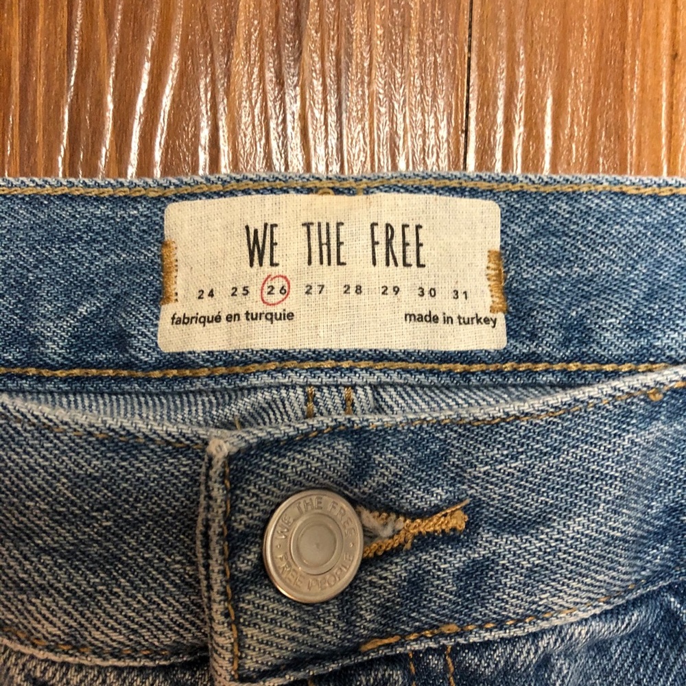 We The Free Free People Ripped BoHo Jeans - Picture 5 of 7